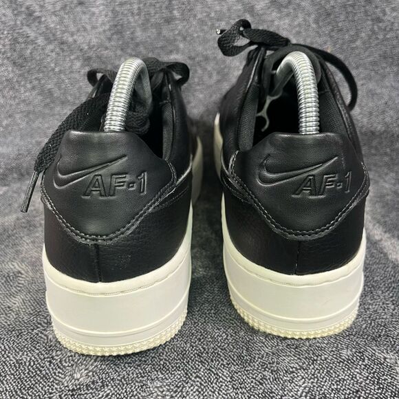 Nike Air Force 1 Sage Low Black Leather with Platform women’s 10 - Picture 7 of 8